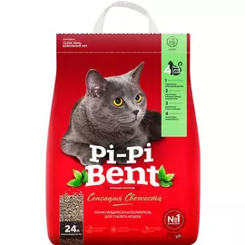 Наполнитель Pi-Pi Bent Сенсация свежести комкующийся 10 кг