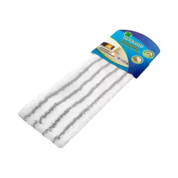 Насадка In'loran для плоской швабры микрофибра серая 44x13.5 см