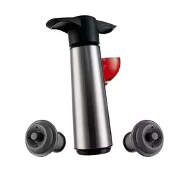 Насос вакуумный Vacu Vin 6492606 с 2 винными пробками