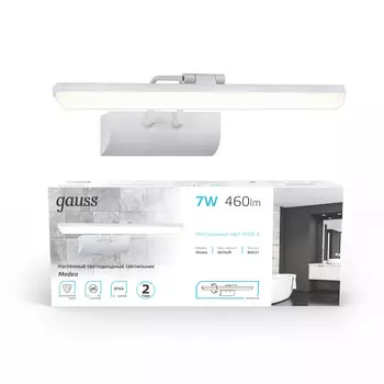 Настенный светодиодный светильник Gauss BR021 7W 300lm 200-240V 460mm LED 1/20