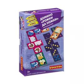 Настольная игра BONDIBON Домино Рожки да ножки