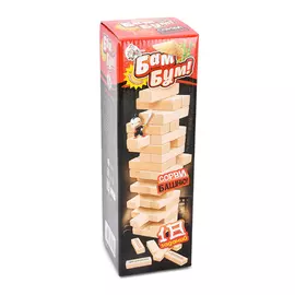 Настольная игра Десятое королевство Падающая башня с фантами Бам-бум