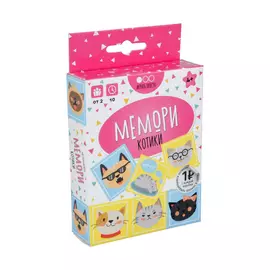 Настольная игра МЕМОРИ. Котики