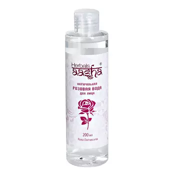 Натуральная розовая вода Aasha Herbals для лица, 200 мл