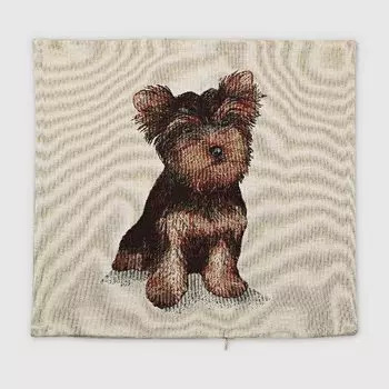 Наволочка Eurotex 44х44 см кремово-черный (7715-45)