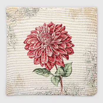 Наволочка Eurotex 44х44 см кремово-красный (7701-45)