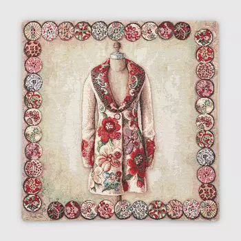 Наволочка Eurotex 44х44 см кремовый (7731-45)