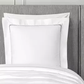 Наволочка Togas Джаспер белый/серый 50x90