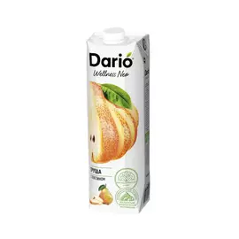 Нектар Dario Wellness Грушевый с мякотью 1 л