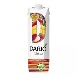 Нектар Dario Wellness Манго-Личи-Маракуйя 1 л