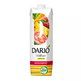 Нектар Dario Wellness Мультифруктовый 1 л