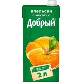 Нектар Добрый Апельсиновый 2 л