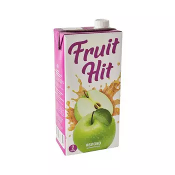 Нектар Fruit Hit Яблочный, 2 л