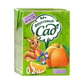 Нектар Фруктовый Сад Апельсин 200 мл