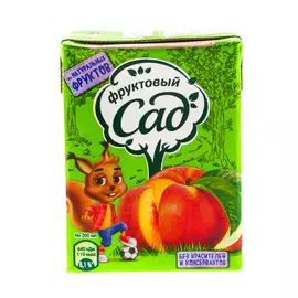 Нектар Фруктовый Сад Персик-Яблоко с мякотью 200 мл