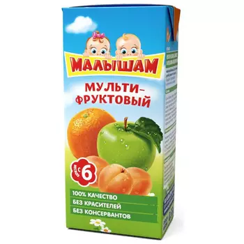 Нектар ФрутоНяня Малышам, 0,33 л