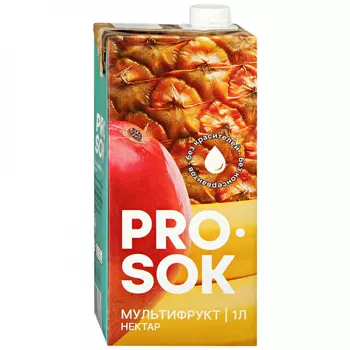 Нектар Pro Sok мультифруктовый, 1 л