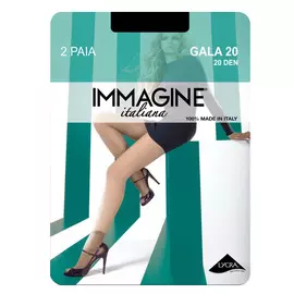 Носки Immagine IMM-Gala 20 Cz nero 2 пары