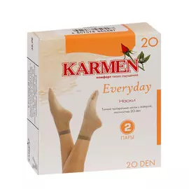 Носки Karmen Everyday 20 den glace 2 пары