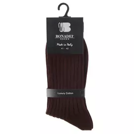 Носки мужские Bonadei ribbed brown 41/42