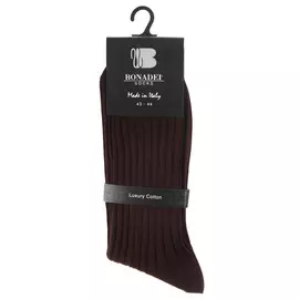 Носки мужские Bonadei ribbed brown 43/44