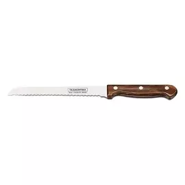 Нож для хлеба Tramontina Polywood деревянная ручка 18 см