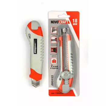 Нож Novocraft Aкула 3 лезвия 18 мм