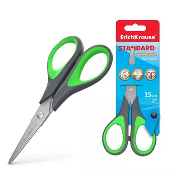Ножницы Erich Krause Standard+ 15 см