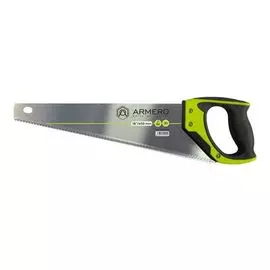 Ножовка по дереву, 450мм, 3d, крупный зуб ARMERO