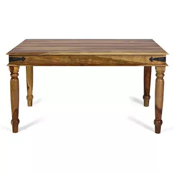 Обеденный стол TC Bombay бежевый с коричневым 135х90х76 см (11676)