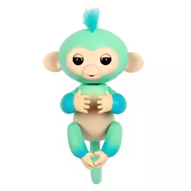 Обезьянка Fingerlings интерактивная Эдди голубая