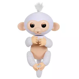 Обезьянка Fingerlings интерактивная Шугар белая