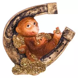 Обезьянка с подковой 11.5см Star Craft 92191-3