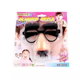 Очки Long Cheng Yiwu City с бровями и усами (KN19-6)