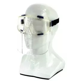 Очки защитные Сибртех "Панорама" в комплекте со щитком