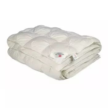 Одеяло Belashoff White Down 100% с буфами по одной стороне 200х220 см