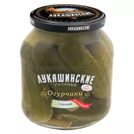 Огурчики Лукашинские по-домашнему 670 г