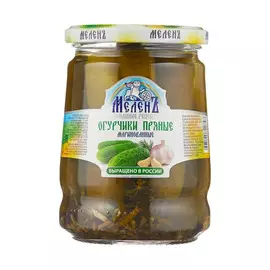 Огурчики маринованные Меленъ пряные 520 г