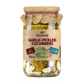 Огурцы Dworek маринованные с чесноком, 900 мл