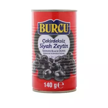 Оливки черные Burcu без косточки 140 г