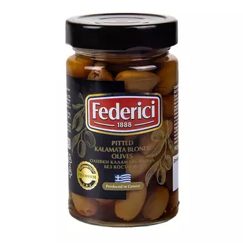 Оливки Federici каламата блонд без косточки 300 г