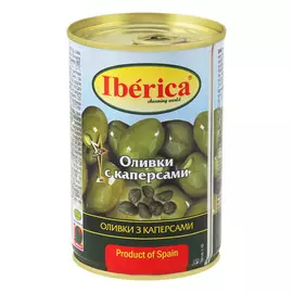 Оливки Iberica с каперсами 300 г