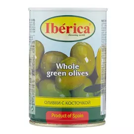 Оливки Iberica с косточкой 420 г