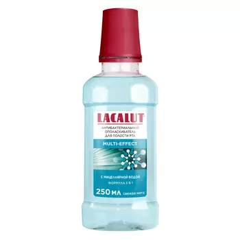 Ополаскиватель для полости рта Lacalut multi-effect антибактериальный 250 мл