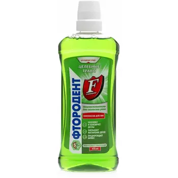 Ополаскиватель для рта Фтородент целебные травы 275 мл