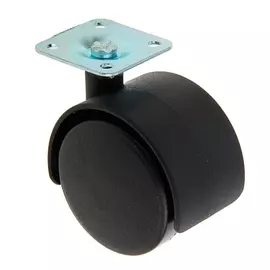 Опора колесная на площадке без стопора 40мм Локри