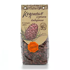 Орехи кедровые Кедровый Бор в скорлупе 200 г