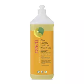 Oрганическое жидкое средство Sonett для стирки изделий из шерсти и шелка на основе оливкового масла 1 л
