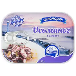 Осьминог Аквамарин В заливке 105 г