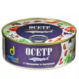 Осетр EcoFood С овощами и фасолью 240 г
